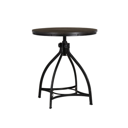 Table de bar ronde réglable Haywood Gray