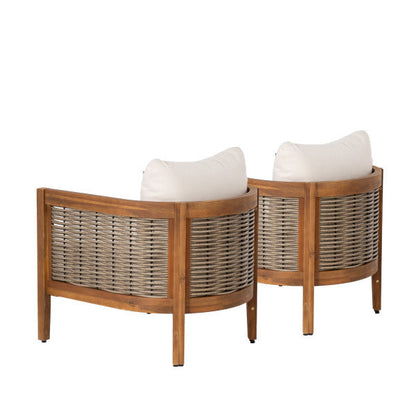 Fauteuil club d'extérieur St. Lucia marron