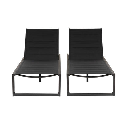 Chaise longue Alora en aluminium