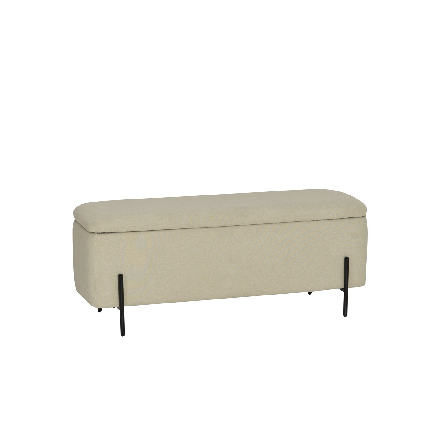 Banc de rangement rembourré Mavis