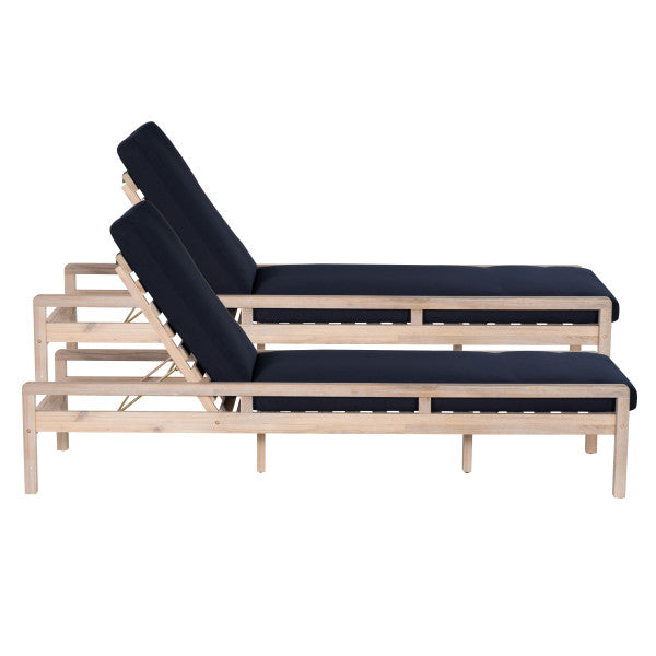 Ensemble de chaises longues Svana simple ou double