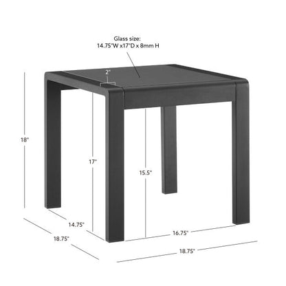 Table d'appoint d'extérieur Key Largo