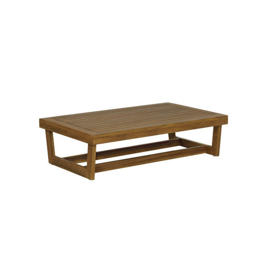 Table basse Bluffton naturelle ou blanche