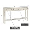 Console Sadie de 60 pouces de long