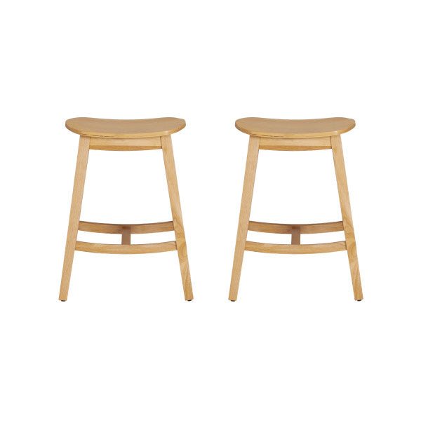 Tabourets de bar sans dossier Cappy (lot de 2)