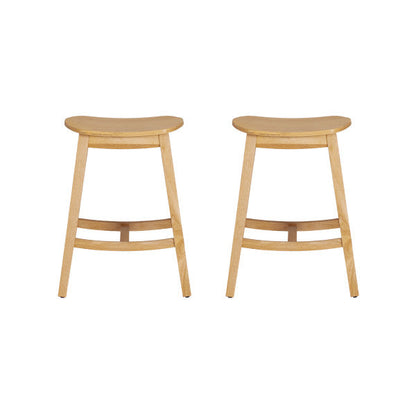 Tabourets de bar sans dossier Cappy (lot de 2)