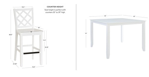 Ensemble de comptoirs Maui 5 pièces