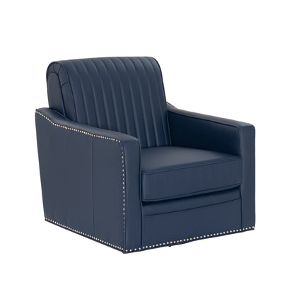 Fauteuil pivotant Carter en similicuir