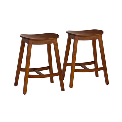 Tabourets de bar sans dossier Cappy (lot de 2)