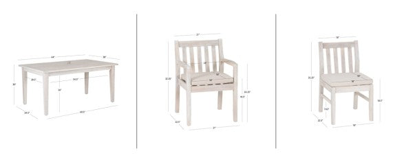 Ensemble de salle à manger d'extérieur Svana 7 pièces