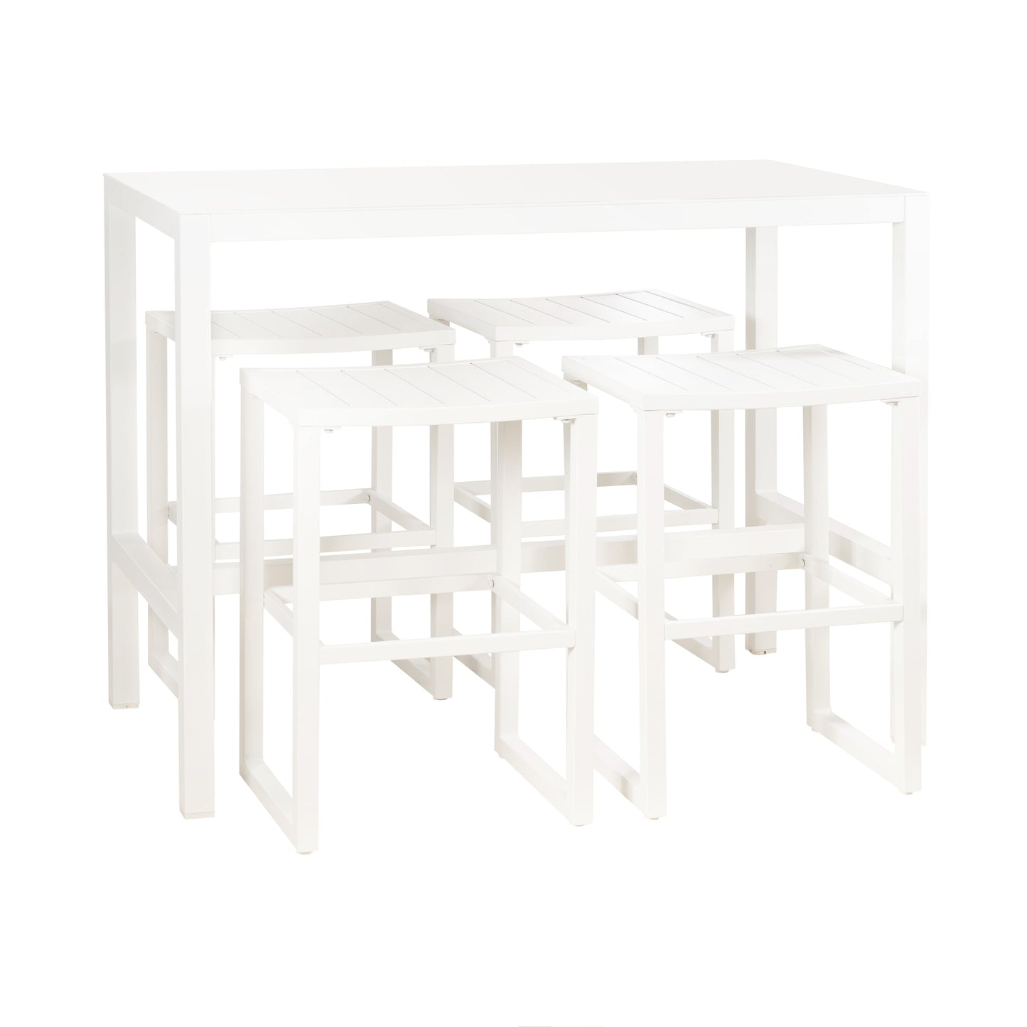 Ensemble de taverne Alora en aluminium, 3 ou 5 pièces