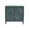 Armoire Dian Diamond bleue à 2 portes