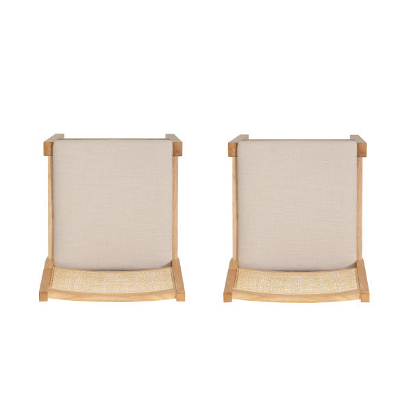 Tabourets Beaux en rotin (lot de 2)