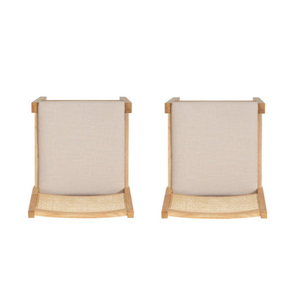 Tabourets Beaux en rotin (lot de 2)