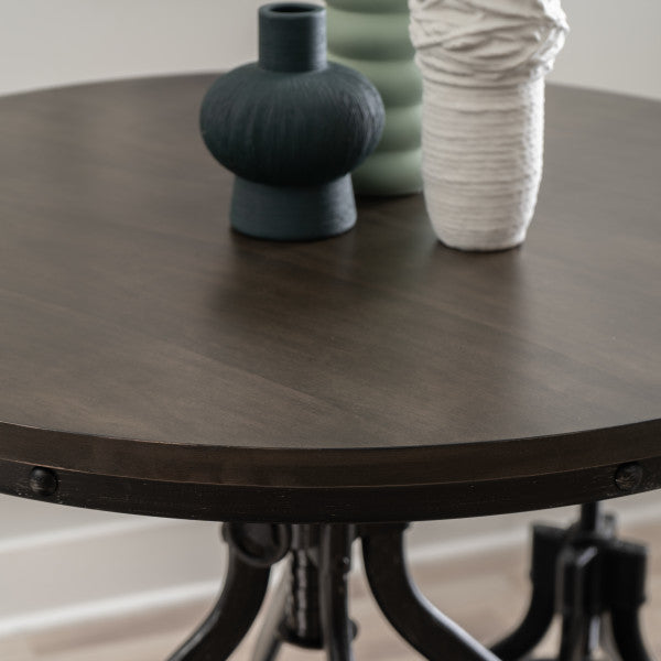 Table de bar ronde réglable Haywood Gray