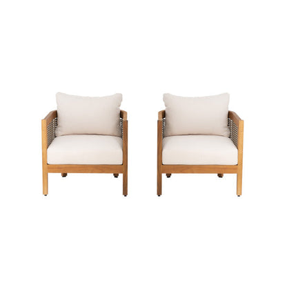 Fauteuil club d'extérieur St. Lucia marron